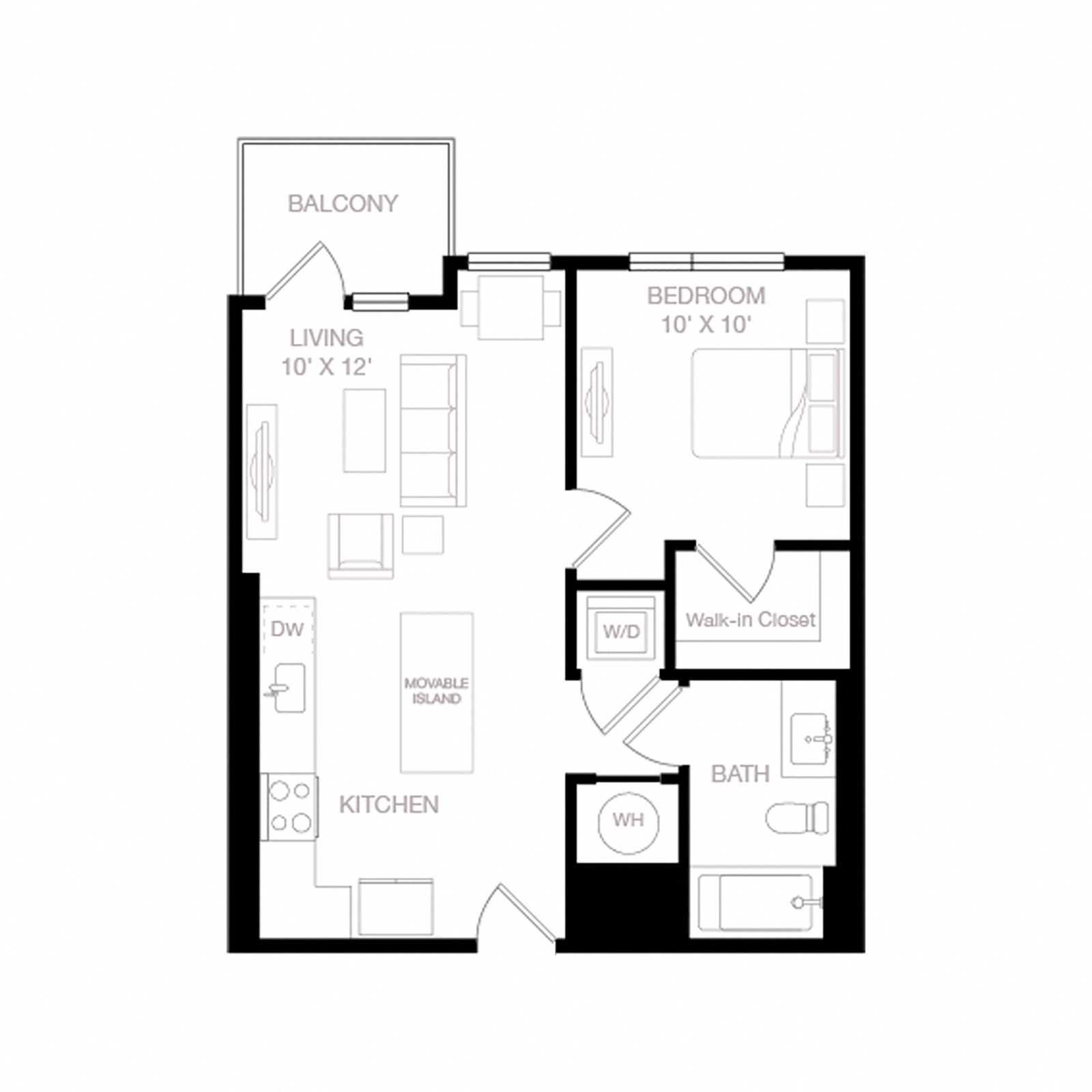 1 Bedroom 1 Bath