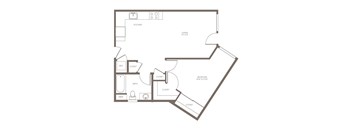 A4 Floor Plan at The Adeline, Glendale, CA