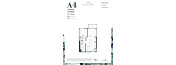 A4 Gallery offers a 1 bedroom, 1 bathroom apartment for rent.