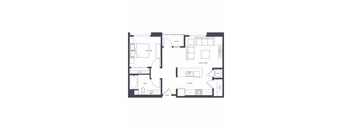 A4 Floor Plan at Altana, Glendale, CA