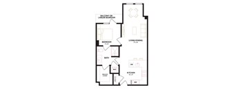 a floor plan of a bedroom floor plan