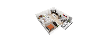 A4B Floor Plan at Vista Brooklyn, Jacksonville, FL, 32202