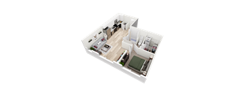 A4C Floor Plan at Vista Brooklyn, Florida, 32202