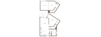 A4L Floor Plan at The Adeline, Glendale, 91203