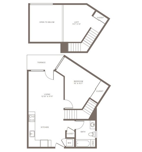 A4L Floor Plan at The Adeline, Glendale, 91203
