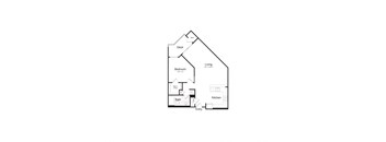 bedroom floor plan | luxury apartments in towson md | the southerly