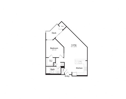 bedroom floor plan | luxury apartments in towson md | the southerly