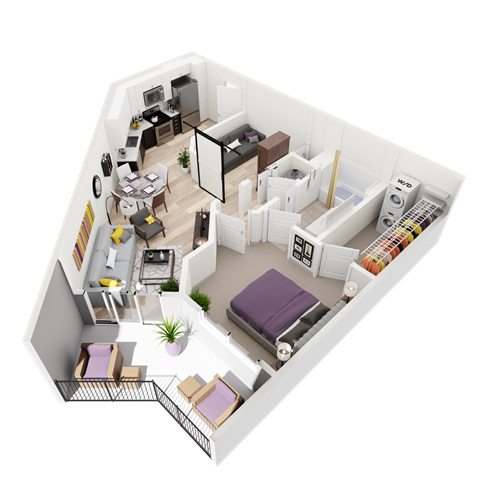 A5A Floor Plan at Vista Brooklyn, Jacksonville, FL