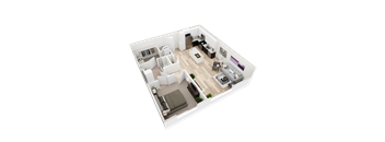 A5B Floor Plan at Vista Brooklyn, Jacksonville, 32202