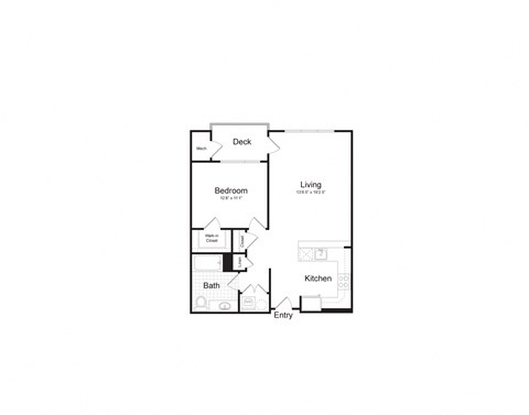 bedroom floor plan | luxury apartments in towson md | the southerly