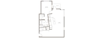 A6 Floor Plan at The Adeline, California