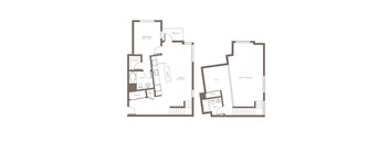 A6L Floor Plan at The Adeline, California, 91203