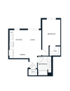A7-A 1 bed 1 bath