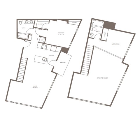 A7L Floor Plan at The Adeline, Glendale, CA