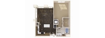 A7 Floor Plan at Gravity, California, 92120