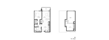 A black and white image of a floor plan for a property.