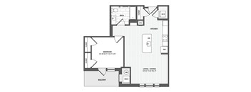 A black and white image of a house floor plan.