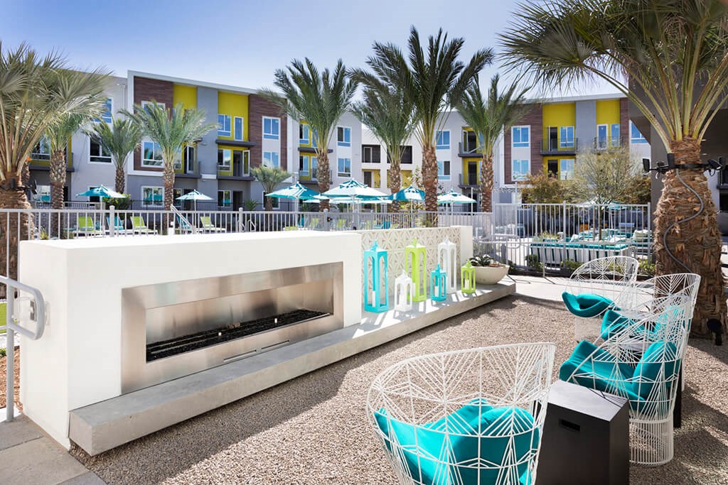 Outdoor Courtyard  at Rivue, California