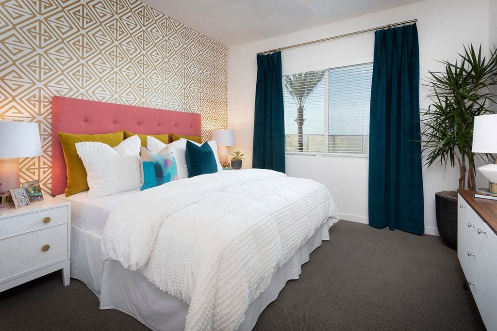 Model Bedroom  at Rivue, Chula Vista, CA