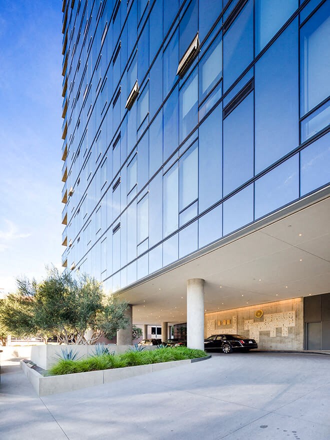 view of building entrance