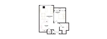 an illustration of a floor plan of a house