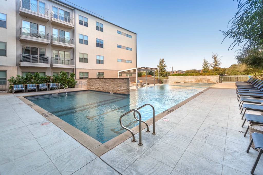 the swimming pool at or