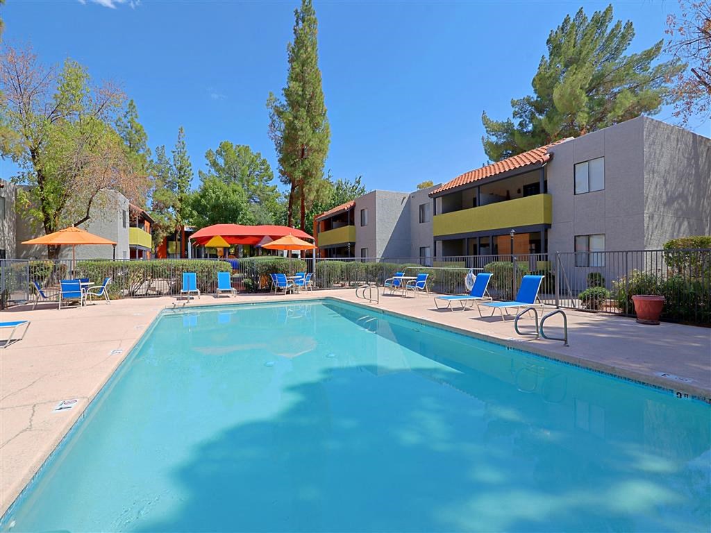 Invigorating Swimming Pool at Villatree Apartments, Tempe