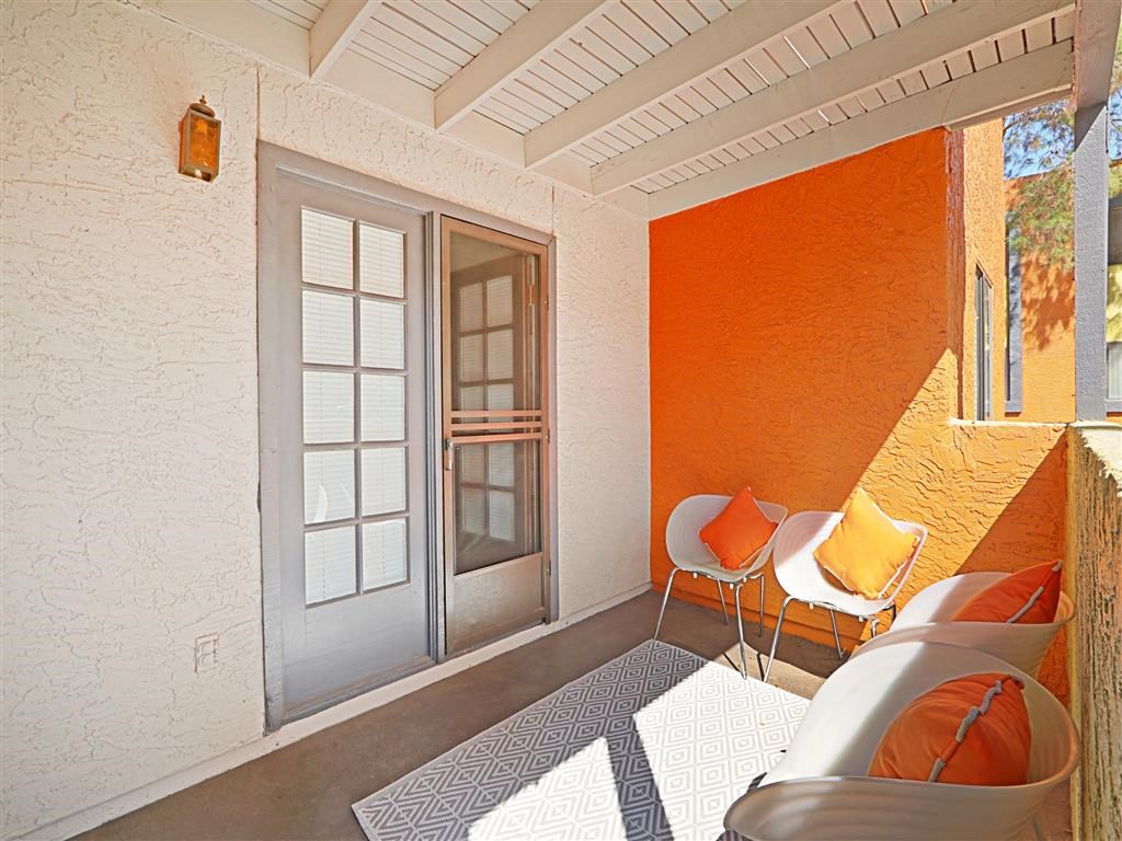 Patio Sitting at Villatree Apartments, Arizona, 85281