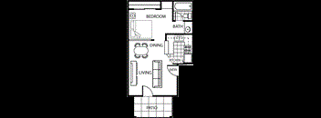 Studio Floorplan at Villatree Apartments, Arizona