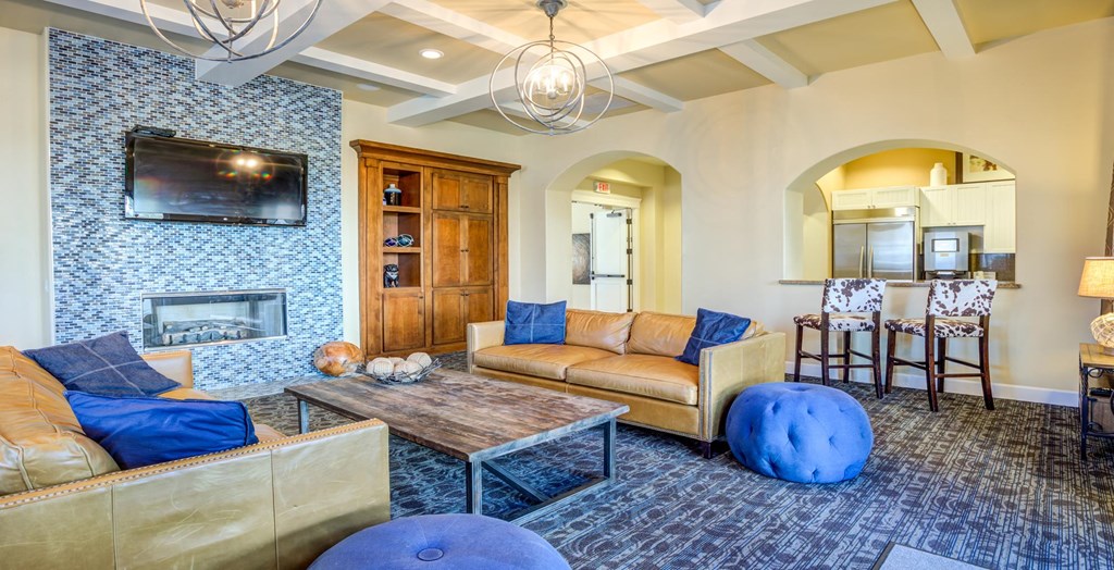 clubhouse lounge area