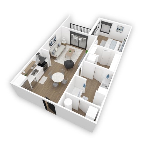 One bedroom one bathroom