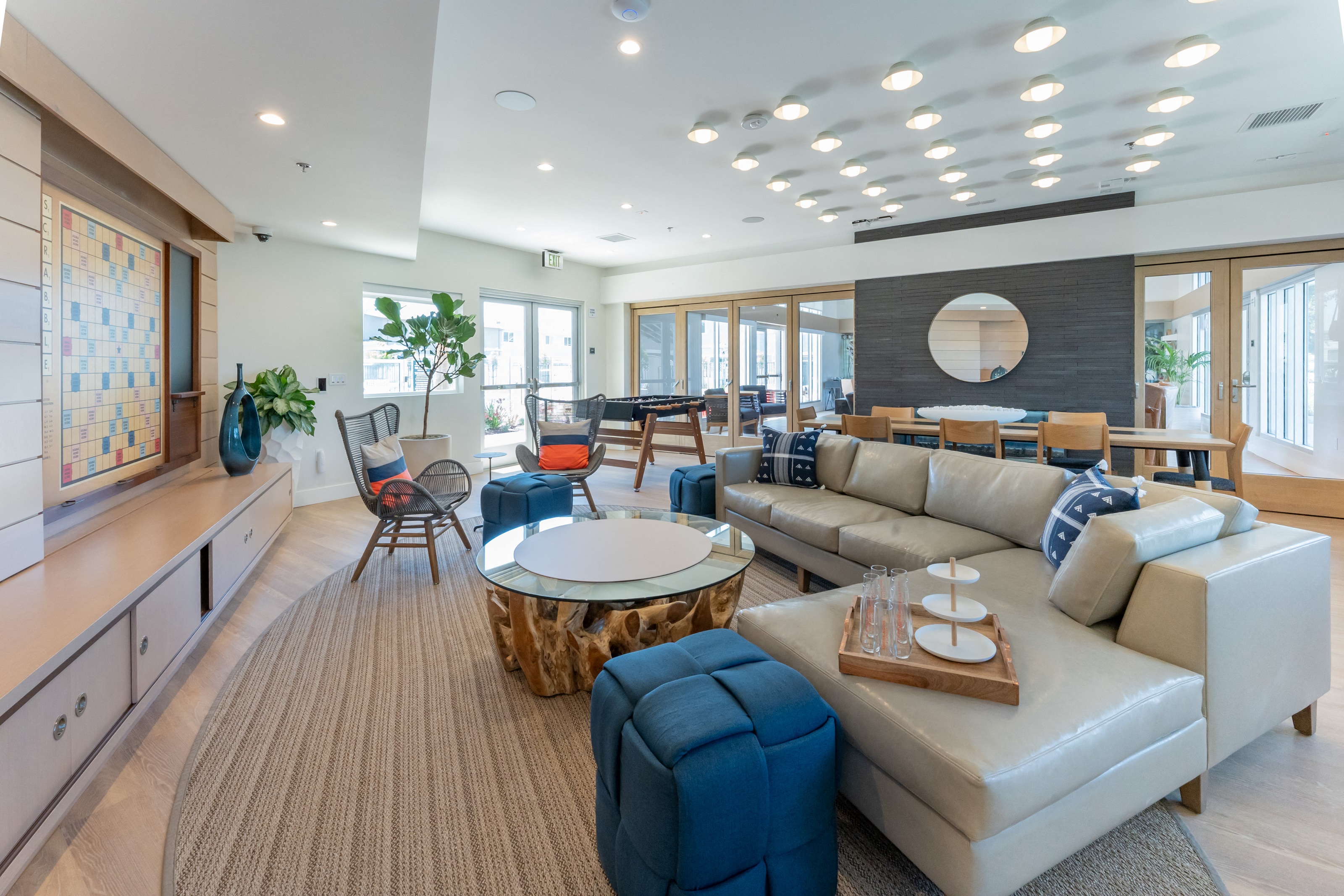 game room seating area