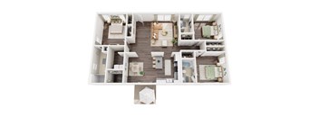 a 3d rendering of a our Palmer floor plan