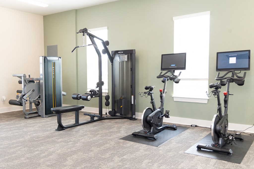 our exercise room is equipped with state of the art equipment