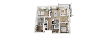 A floor plan of a house with labeled rooms.