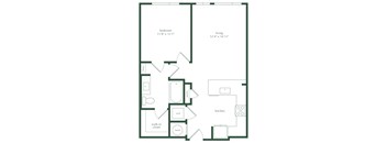 a blueprint of a floor plan of a house