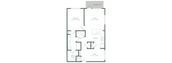 a diagram of a floor plan of a house