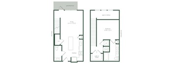 a blueprint of a floor plan of a house