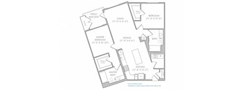 B3 Floor Plan at Rivue, California, 91915