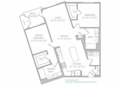 B3 Floor Plan at Rivue, California, 91915