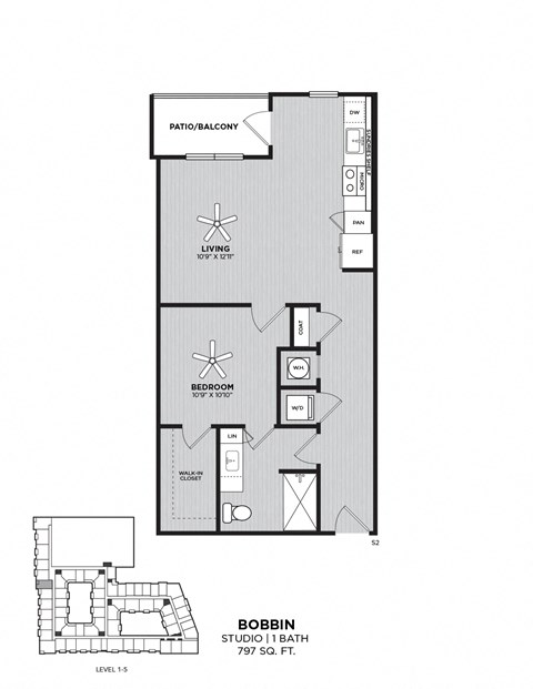 a floor plan of a bedroom apartment