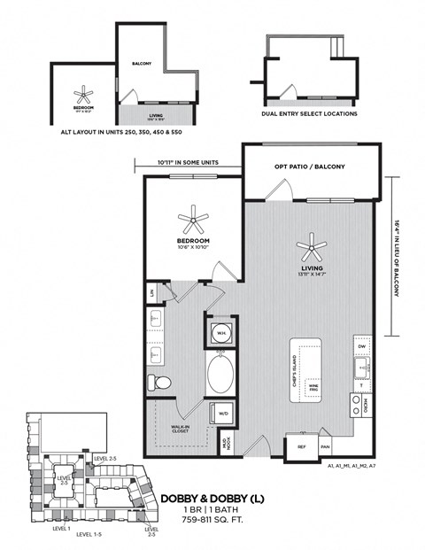 a floor plan of a bedroom apartment