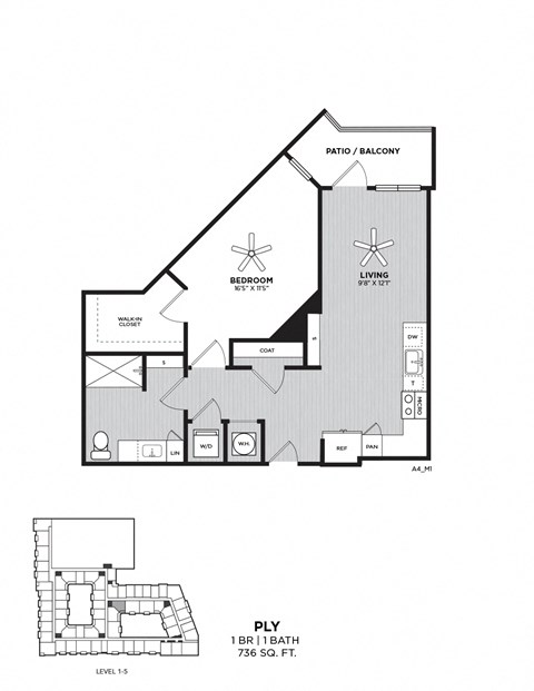bedroom floor plan | the residences at sawmill park
