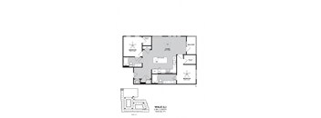 the floor plan of wattle cottage