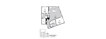 bedroom floor plan | the madison at ballston station
