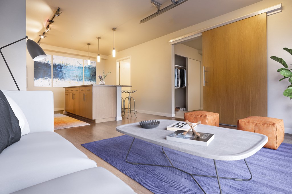 Staged One bedroom at Allez, Redmond, 98052