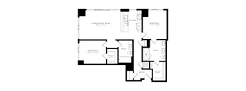 two bedroom floor plan