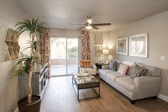 Open concept living room at Allure at Tempe Apartments, Tempe, AZ, 85283