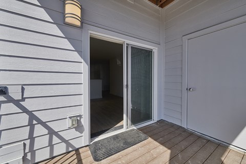 Patio doors at Alpine Vista, Colorado Springs, CO