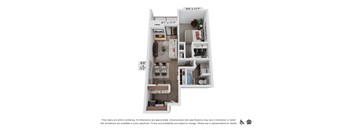 Osage Floor Plan at Alvista Nine Mile, North Carolina, 28803